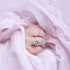 Cymmhcm Born Pography Accessories Diamond Ring Baby Girl Po Props Studio Infant Shoot Decoration Fotografia 240220