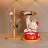 Chinese Style Entrance Foyer Home Decoration, Key Storage Tray, Lucky Cat Creative New House and Decoration