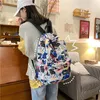 Backpack Schoolbag Korean Style Junior High School Students Graffiti Casual Simple Fashionable Large Capacity