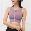 Outfit Sxl Sports Bra with Zippers High Impact Shockproof Brassiers Yoga Crop Tops Sexy Gym Breathable Bras Padded Fiess Nylon Vest