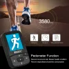 SPELARE ORIGINAL RUIZU X50 8GB SPORT MINI 1.5in MP3 Player Bluetooth Pedometer TF Card FM Radioinspelning Ebook Time Calendar