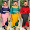 Etnische kleding Afrikaanse lange rok 2-delige sets Damesoutfits Elegante mode Dashiki Afrika-kleding Tweedelige toppak Party bijpassende set