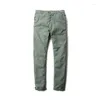 Mäns byxor Luker CMSS Summer Autumn Causal Slim Fit Army Green Mane Byxor Elastiska midja Män Pantstorlek 28-38 G3513