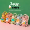 Outdoor Baby Cartoon Schuhe für 03 Jahre alt Bibi Sound Kleinkind Sandalen First Walker Frühling Herbst Hausschuhe mit weicher Sohle Säuglingsbedarf