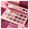 Ombre à paupières nacré 18 palettes de fard à paupières couleur désert rose disque d'ombre à paupières marbre maquillage livraison directe santé beauté maquillage yeux Dhbrk