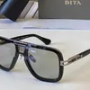 Dita Designer Okulary przeciwsłoneczne DI SUN SUN STULASSES MAN FLOT Klasyczna Moda Kieliszki Gogle Outdoor Beach Mens SS2024 Grand Bem UV odporny na czarny super