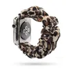 Projektant Floral Scrunchie Watchband Leopardsolid Kolor Stripe Scrunchie Cloth Mash