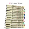 Markers Japan Sakura Pigma Micron Gekleurde Fineliner Pen Set 01 05 Fine Point Tekenpennen Sketch Marker Art Supplies Tekenen Materialen