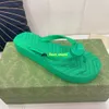 2024 Luxo Famoso Designer Chinelos Para Mulheres Senhoras Slides De Borracha Plana Verão Ao Ar Livre Flip Flops Sandálias Sandálias Luxe Senhoras Sandale Sliders