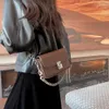 Herfst Modeketen Handtas Dames 2024 Nieuwe Eenvoudige Kleine Vierkante Veelzijdige Schoudertas Crossbody Tas 75% Fabriek Groothandel