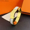 Clic Bracelet Women Men bracelet designer jewelry fashion classic casual sporty unisex gifts stainless jewellery 19 color select 17 width 12mm 240228