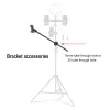 Accessories Microphone Crossbar Stand Cradle Head Mount Phone Clips Tripod Pole Accessories 3/8 Screw Holder Top Microphone Bracket Kit