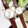 Hot Sale Montre Original Couple Watch Women Men Designer Movement Watches Real Leather Strap Luxury Wristwatches 40mm 30mm Mirror Quality Mens Watch