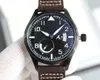 Menwatch Watch Mens Big Watches Высококачественные автоматические механики Uhren Super Luminous Date Watchmen Кожаный ремешок Montre Pilot Luxe Swte