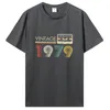 Herren T-Shirts Vintage 1979 Limited Edition Geburtstagsgeschenke Baumwolle Sommer T-Shirts Tops Grafik T-Shirt Kleidung Übergroß