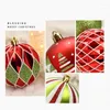 Décoration de fête, boules de noël festives de 8cm, ornement pour la maison, décoration intérieure/extérieure, livraison directe