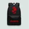 Dragon Backpack China Emblem Day Pack Fajna szkolna torba na zdjęcie Proccków sportowy szkolny szkolny plecak na zewnątrz