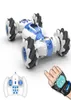 Electronics Robots RC Stunt Car Remote Control Watch Gesture Sensor Electric Toy Drift 24GHz 4WD Rotation Toy for Kids Boys Chris4035726