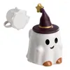 Tassen Gruselige Kaffeetasse Trinkbecher Geisterförmige Dekoration für Halloween-Tischdekorationen Desktop-Schulbüros