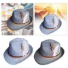 Bérets Fedora chapeau pour hommes classique Po accessoires à bord court décontracté Bowler événements Cocktail fête voyage habiller en plein air