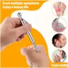 Masseur complet du corps Fl Body Masr en acier inoxydable Stylo d'acupuncture manuel Point de déclenchement Outil Mas des tissus profonds pour le soulagement de la douleur méridienne Hea Dhgth