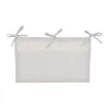 Storage Boxes Linen Baby Bedside Hanging Bag 2 Pockets Organizer For Cribs And Toys Clothes Bags Upgraded Foldable