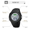 Relógios Skmei Marca Homens Relógios Esportivos Dual Display Analógico Digital Led Eletrônico Relógios de Pulso de Quartzo À Prova D 'Água Natação Relógio Militar