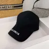 Designer Baleciagas Cap Hat New Spring and Summer Trend b Family Hat Baseball Hat Ins Leisure Travel Duck Tongue Hat Simple Letter Embroidered Men and Women