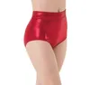 Women's Pants Elastic Waist Metallic Briefs Cheer Booty Shorts Rave Dance Bottoms Wet Look Panty Swim Underwear Jazz Costumes