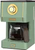 Amaste Drip Coffee Machine with 25 Oz Glass Pot, Retro Style Maker with Reusable Coffee Filter & Three Brewing Modes, 30minute-Warm-Keeping, Matcha Green