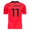 2023 2024 Zuid-Korea voetbalshirts speler SON HYUNG 21 22 24 25 KIM LEE HO JERSEY klassieke vintage aangepaste mannen training doelman voetbalshirts 2002 top uni 9N5I