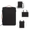 Sac à dos multi-usage avec sangle pour ordinateur portable, sacoche avec poignée pour ordinateur portable de 10, 13, 14, 15.6, 17 pouces, résistant aux chocs, noir