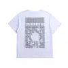 Summer Off White Shirt Hommes Femmes T-shirt Mode Offwhite Chemise Tops Casual Street Graffiti Design Patterns Chemise Sweat Luxurys O 9238