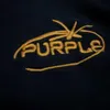 Sweat à capuche pour homme Marque de luxe Purple Man PURPLE BRAND Hommes Populaire Pur Coton Sweat à capuche décontracté Américain Brodé Spray Monkey Sweat à capuche noir 43BG