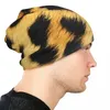 Berets Leopard Print Beanie Hats Fashion Animal Bonnet Men Women Casual Gym Skullies Beanies Autumn Custom Thermal Elastic Caps