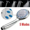 Pommeaux de douche de salle de bain, 5 modes de pulvérisation multifonctions, accessoires de bain à économie d'eau, YQ240228