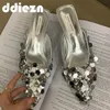 437レディースポンプスクエアファッショントゥ女性靴