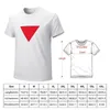 Men's Polos Inverted Red Triangle T-shirt Summer Tops Short Sleeve Tee T-shirts