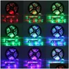 Strisce LED Carprie Striscia Led 10M 3528 Smd Rgb 600 Mticolor Nastro Chiave Ir Telecomando Per Party Deco 4525187365179 Drop Delivery Light Dhgyc