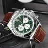 U1 Toppkvalitet AAA Designer Bretiling Watch 42mm Automatisk kvartsrörelse Watches Chronograph AB01 rostfritt stålband Full funktion Navitimer armbandsur J772