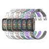 Designer doorzichtige glitter horlogeband met beschermhoes voor Apple Watch Band 38 mm 40 mm 41 mm 42 mm 44 mm 45 mm Transparante TPU sportpolsband voor iWatch Series 8 SE 7 6 5 4