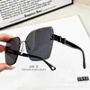Original 1to1 Home H 2024 new sunglasses Fashion high-end luxury style Crystal cut edge Tiktok Best choice for live broadcast LO6S