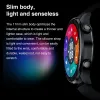 Watches Gejian Men's Smart Watch Bluetooth Ring Heart Rate Blood Pressure Waterproof Sports Fitness Luxury Smart Watch for iOS Android