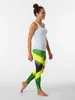 Active Pants Jamaica Flag Leggings Sporty Woman Gym Women Sportwear Legging Push Up Tights For Womens