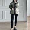 Xiaoxiangfeng donsjack trend diamantraster licht en dun kort zwart jasje high-end damesjas winter dameskleding