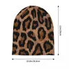 Berets Animal Imprimé bonnet de bonnet d'imprimé spot leopard Hip Hop Caps hommes Femmes Gym du gymnase Automne Hiver Graphique Élastique