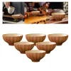 Cups Saucers 6x Ceramic Tea Cup Set Stoves Boiled Coffee For Cafe Travel El