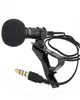 Mini Microphone Clipon Collar Tie Mobiltelefoner Lavalier Microphones MIC för Android -mobiltelefon Laptop Tablett Recording8253069