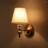 Lampa ścienna American Light Nowoczesne minimalistyczne salon LED Lmitation Copper Sypial