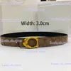 Cinture Cintura classica fibbia in metallo per donna cintura stampata di design per uomo cintura business in oro di alta qualità T240228 T240228